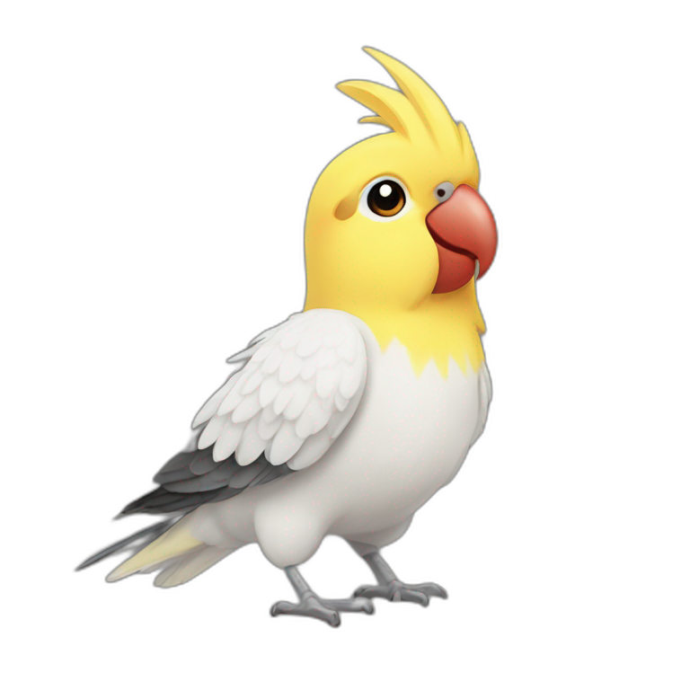 Cockatiel stylish male | AI Emoji Generator