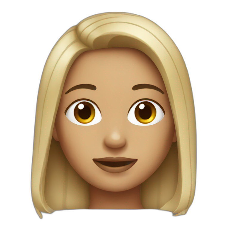 Woman without bikini | AI Emoji Generator