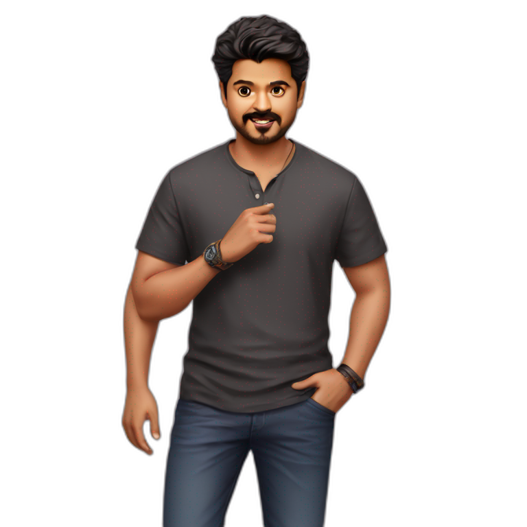 Vijay thalapathy | AI Emoji Generator