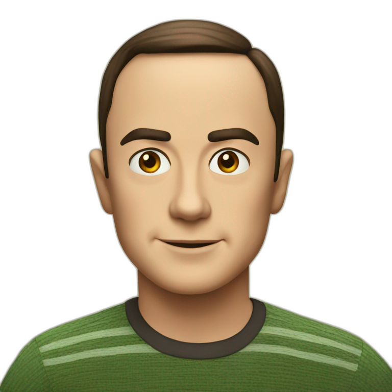 sheldon cooper bazinga | AI Emoji Generator