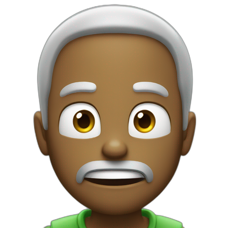 Shocked black guy | AI Emoji Generator