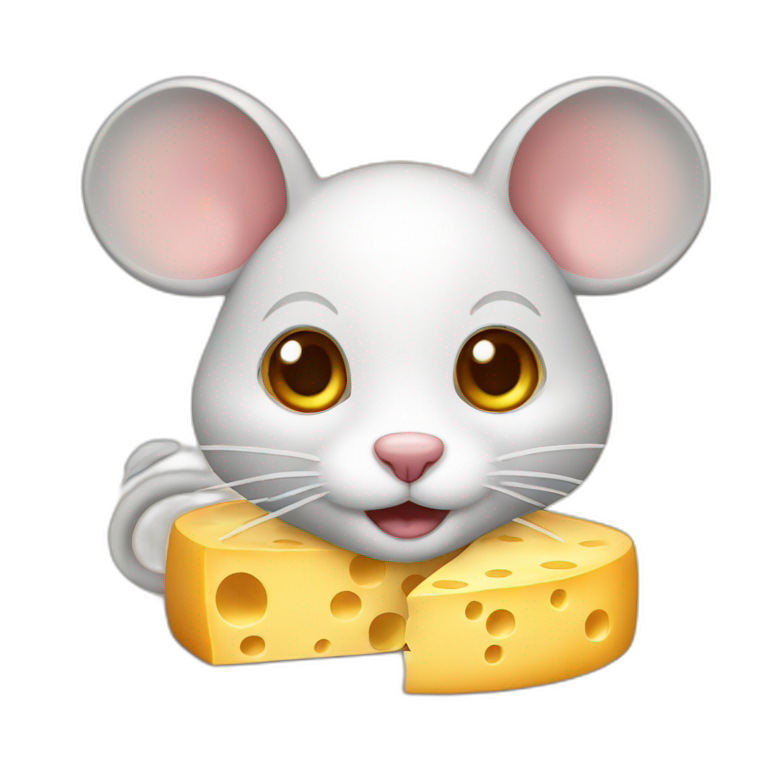 mouse trap with cheese on it | AI Emoji Generator