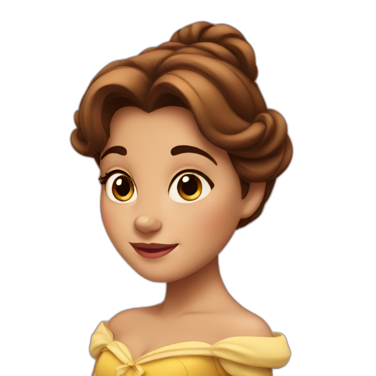 Princess Belle | AI Emoji Generator