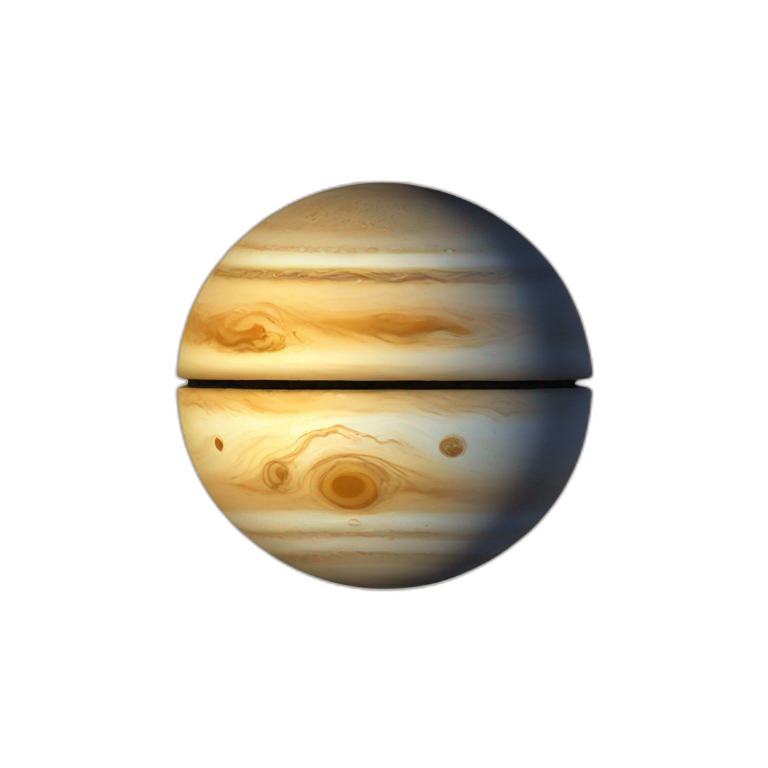 two planets colliding | AI Emoji Generator