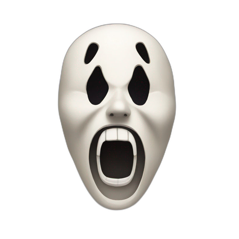 Scream mask | AI Emoji Generator