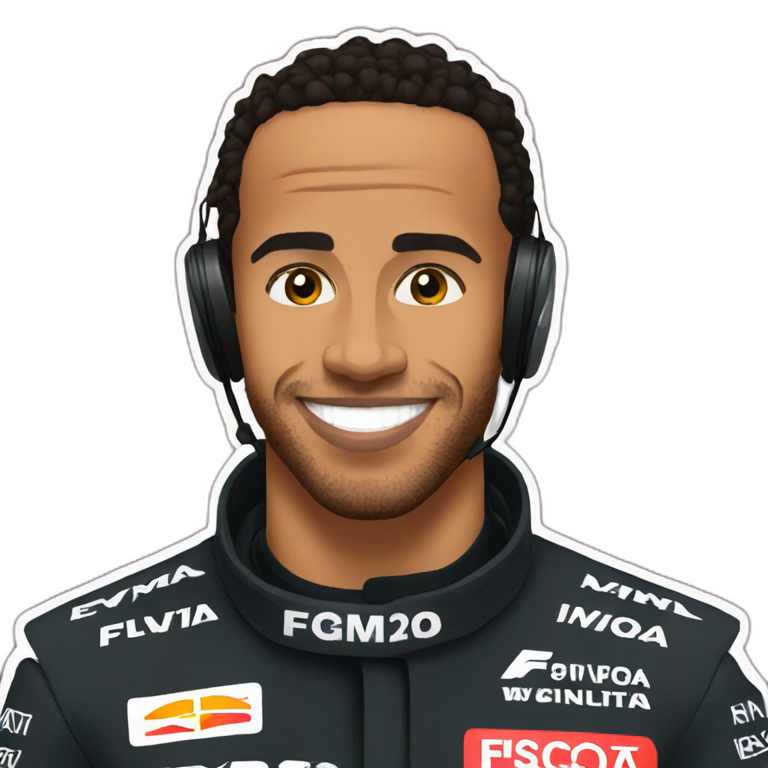 Lewis Hamilton | AI Emoji Generator