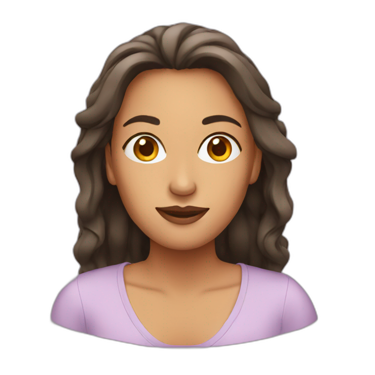 Women 'sips coffee' | AI Emoji Generator