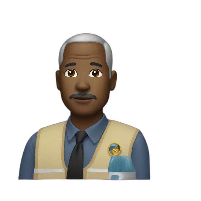 george floyd with a oxygen mask | AI Emoji Generator