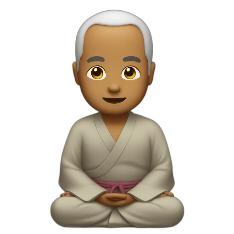 a zen girl | AI Emoji Generator