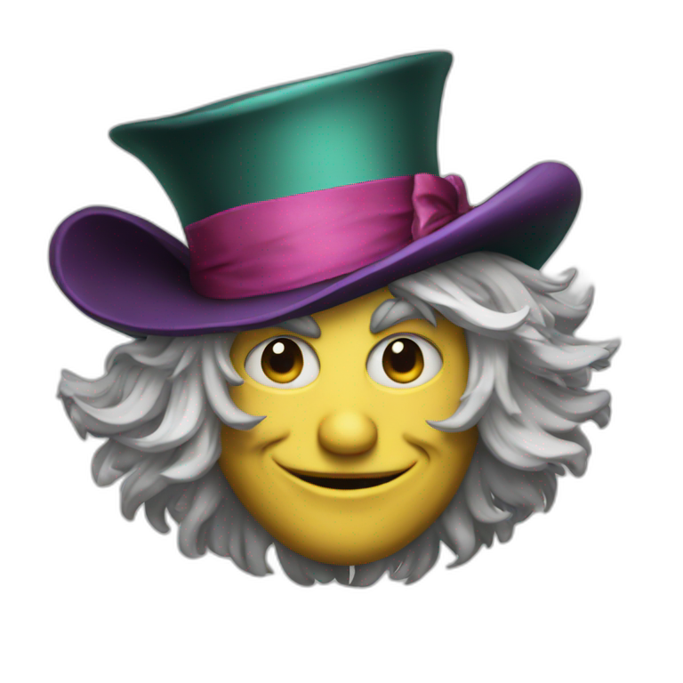 Mad hatter | AI Emoji Generator