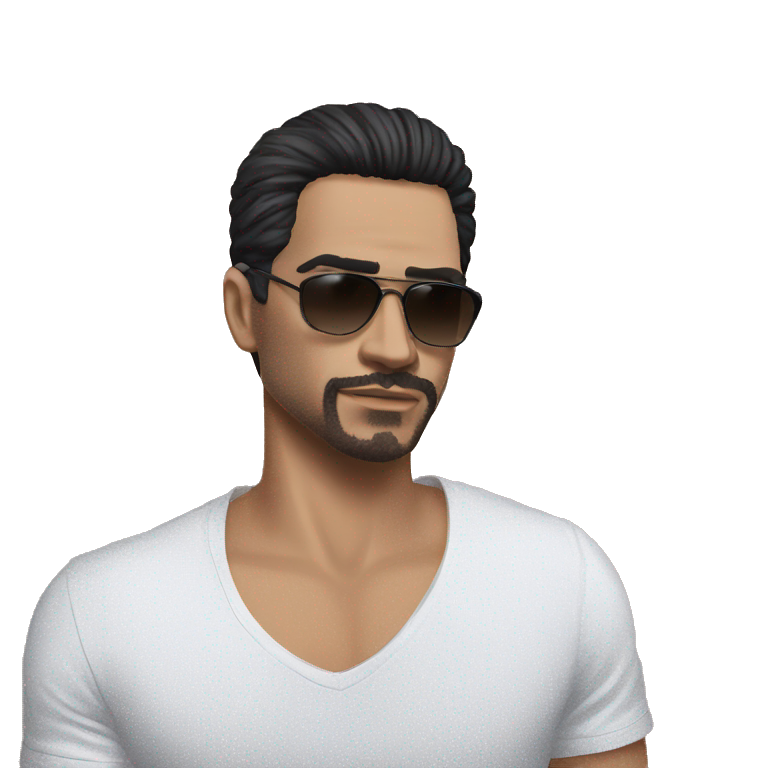 cool guy in shades | AI Emoji Generator