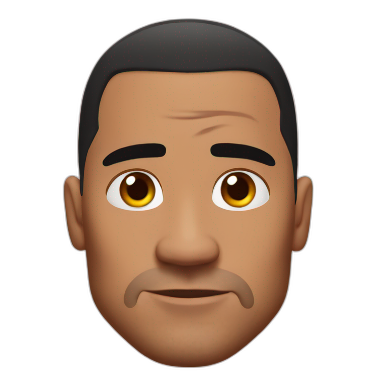 The rock eyebrow raise | AI Emoji Generator