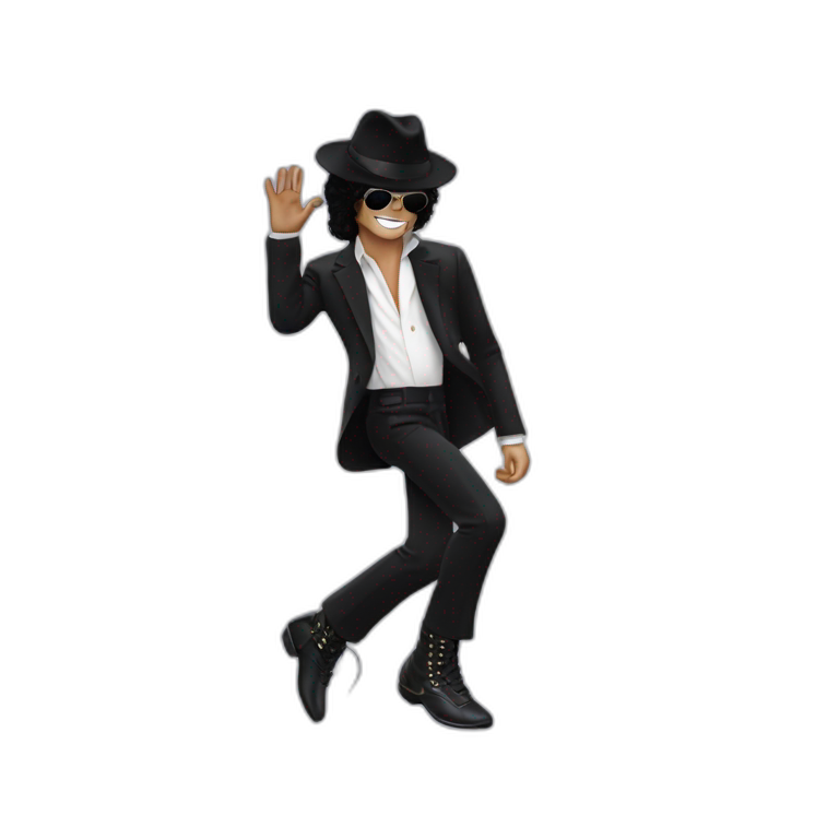 Mickey Mouse Michael Jackson Moonwalk | AI Emoji Generator