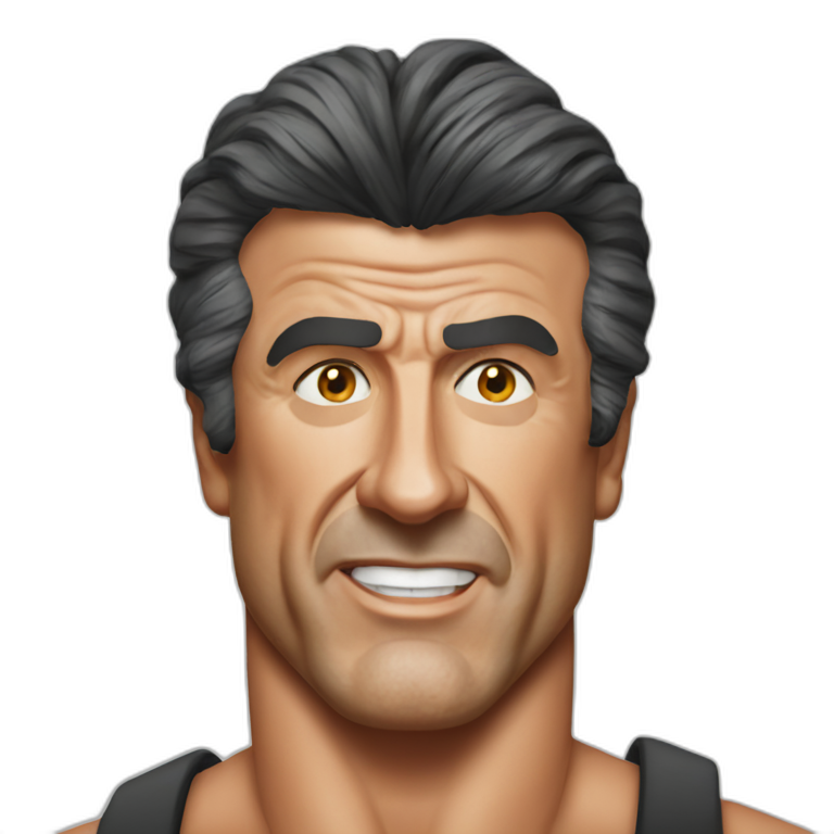 Sylvester Stallone | AI Emoji Generator