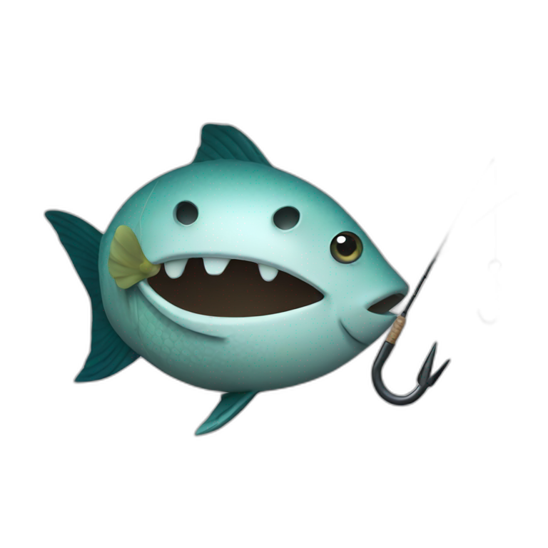 fishing hook | AI Emoji Generator