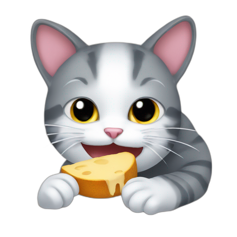 cat eat rice | AI Emoji Generator