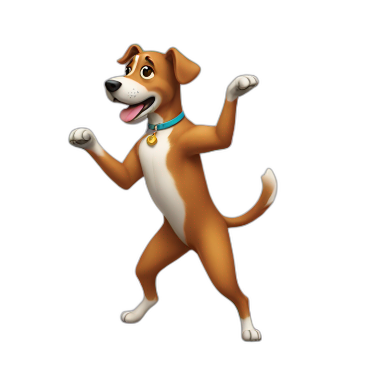 dancing dog | AI Emoji Generator