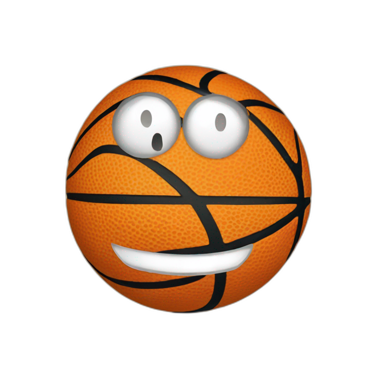 ikun with basketball | AI Emoji Generator