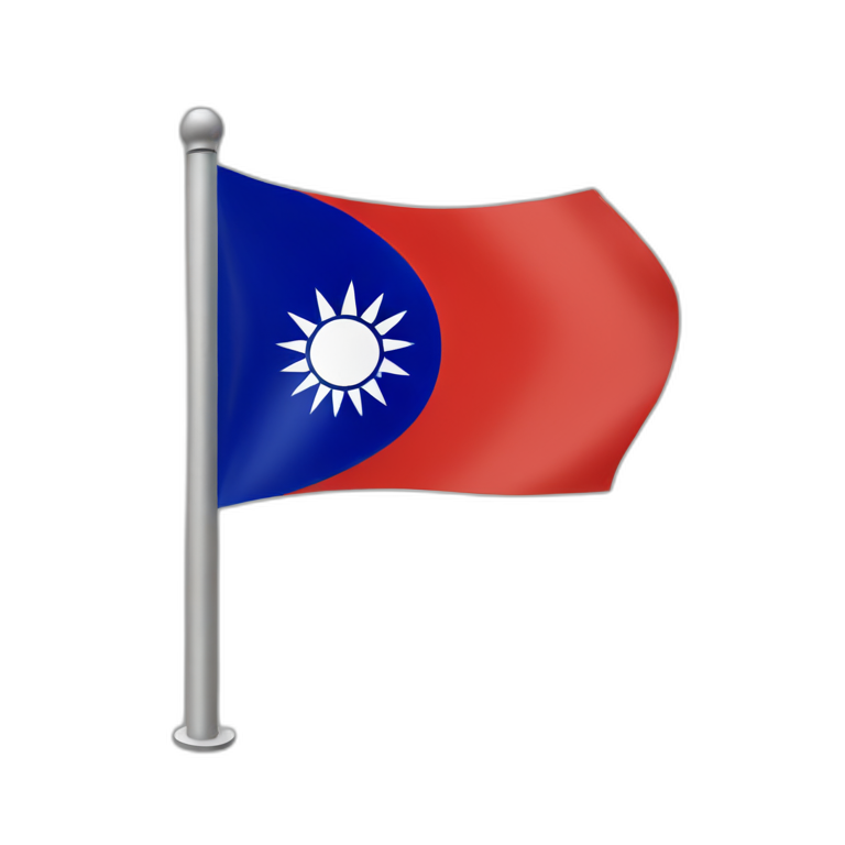 IRoman raise Taiwan flag | AI Emoji Generator