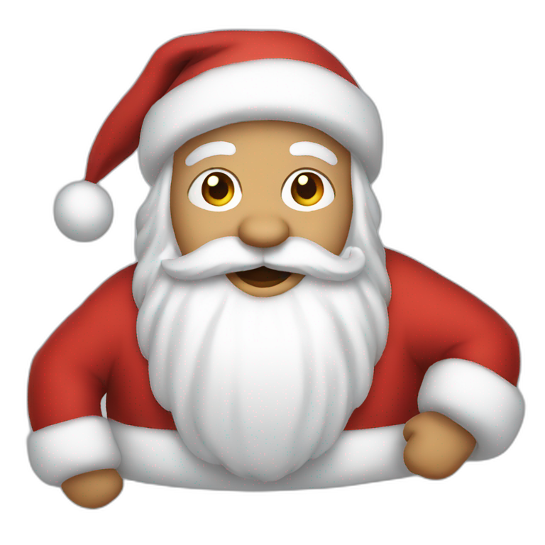 christmas santa | AI Emoji Generator