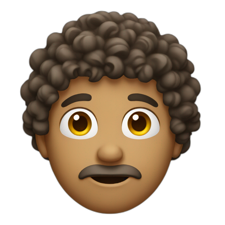 young guy thinking | AI Emoji Generator