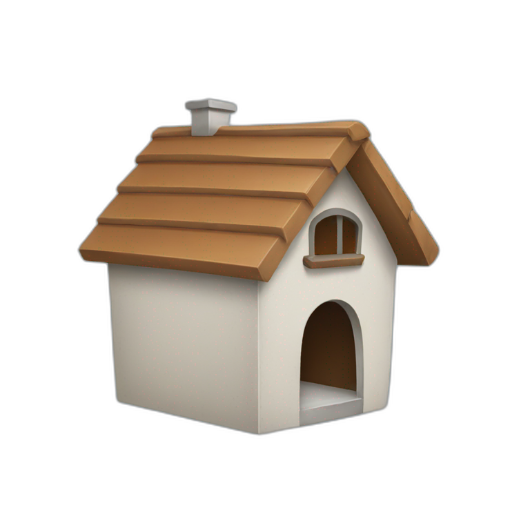 wfh with dog include house emoji | AI Emoji Generator