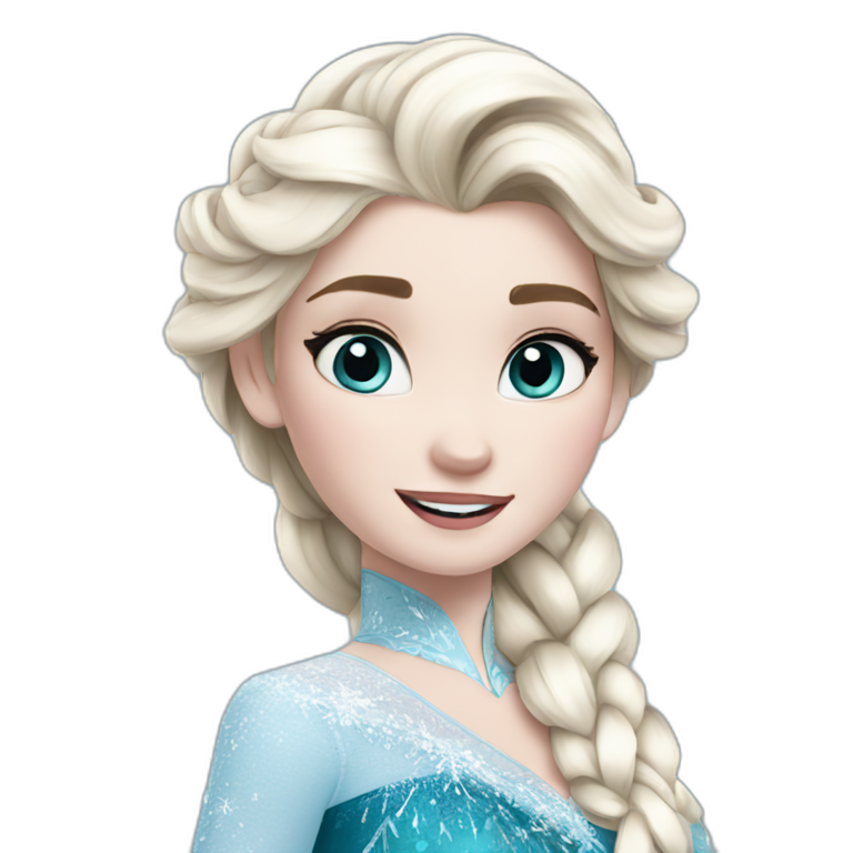 Elsa frozen | AI Emoji Generator