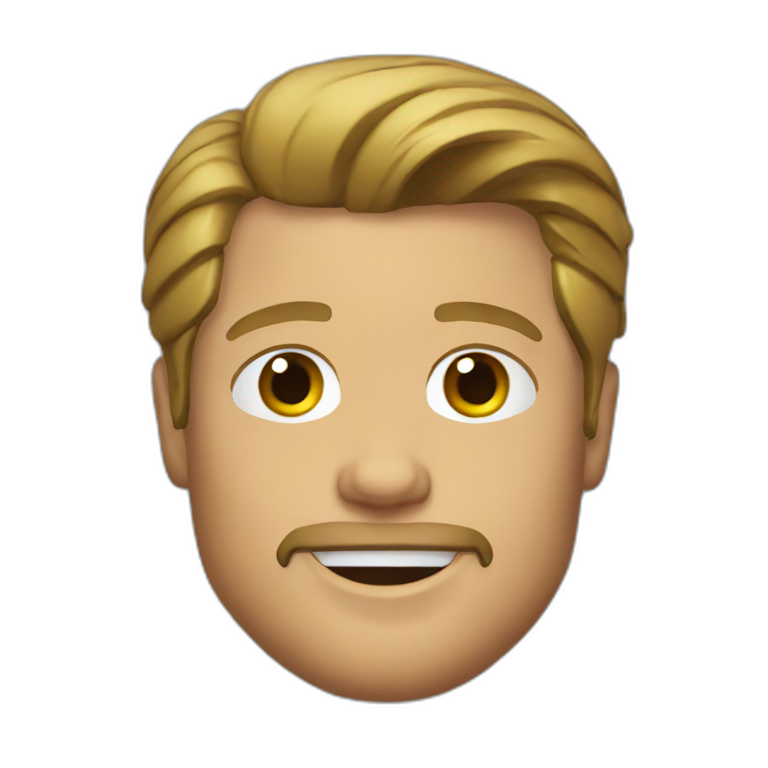 Brad Pitt mikki | AI Emoji Generator