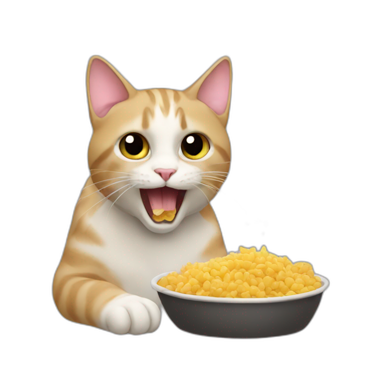 Cat eating takis | AI Emoji Generator