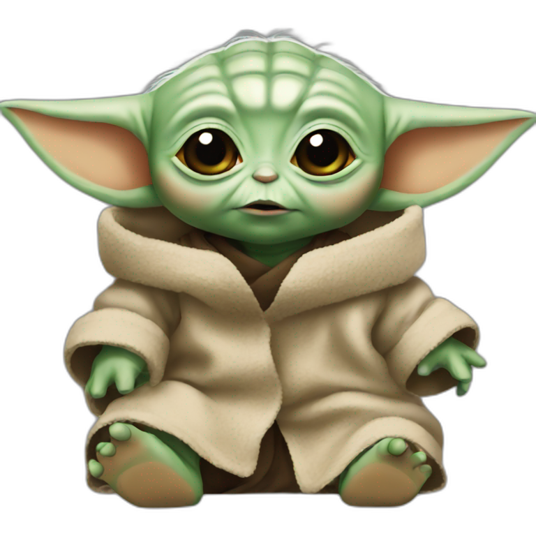 Baby yoda | AI Emoji Generator