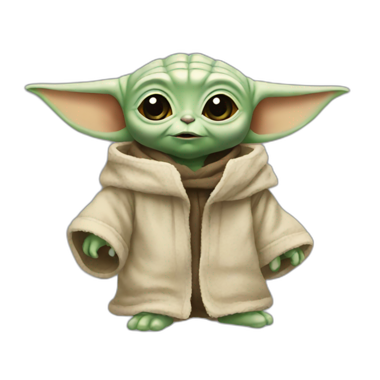 Baby yoda | AI Emoji Generator