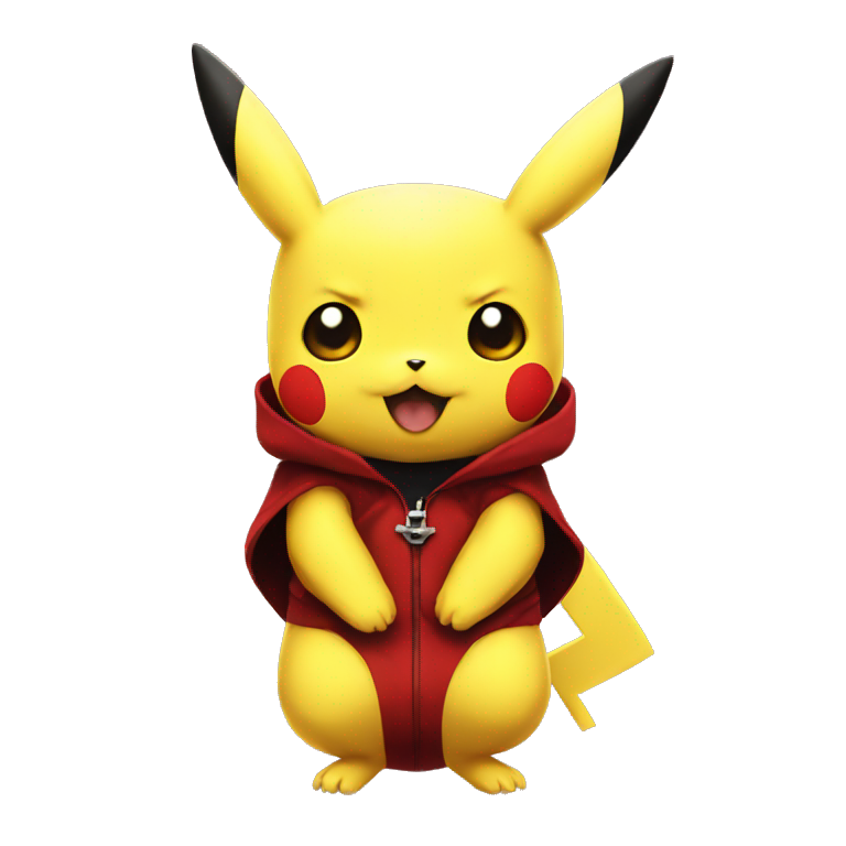 Pikachu red eyes | AI Emoji Generator