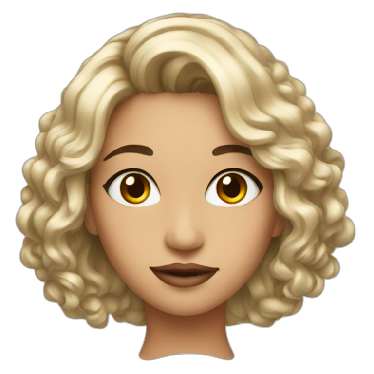 Beauty girl | AI Emoji Generator