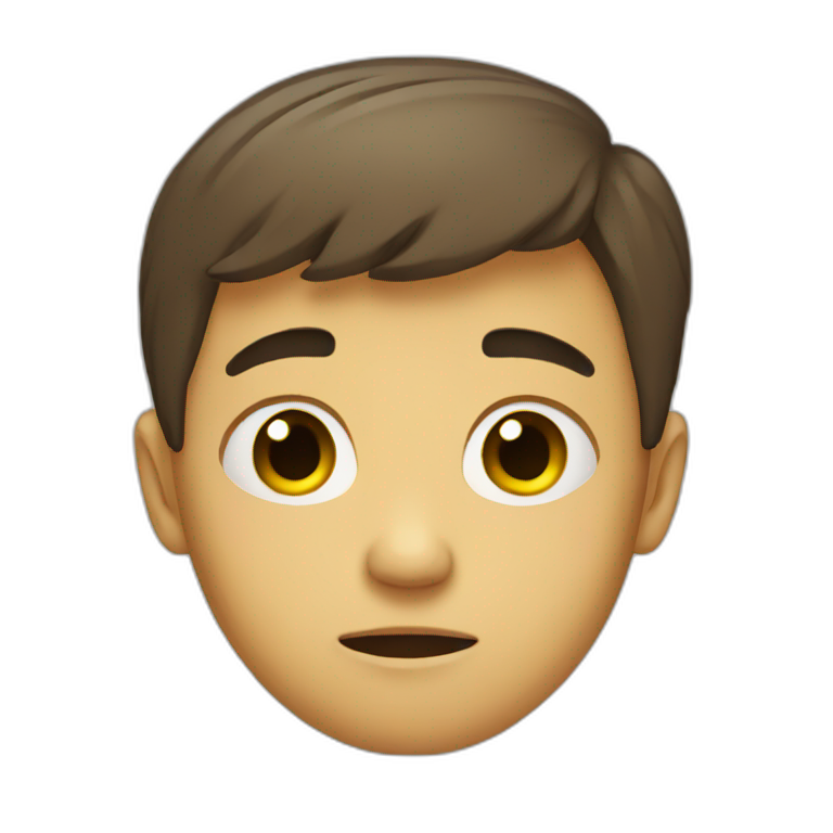 sad boy giving heart | AI Emoji Generator