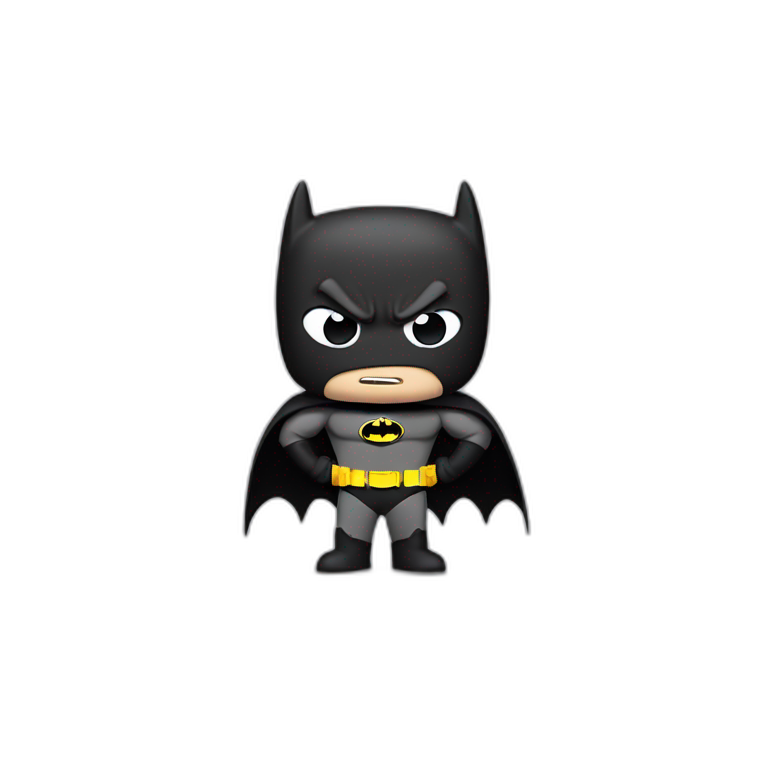 batman shrugging shoulders in confusion | AI Emoji Generator