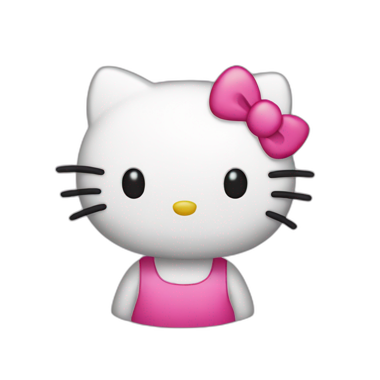 Hello kitty | AI Emoji Generator