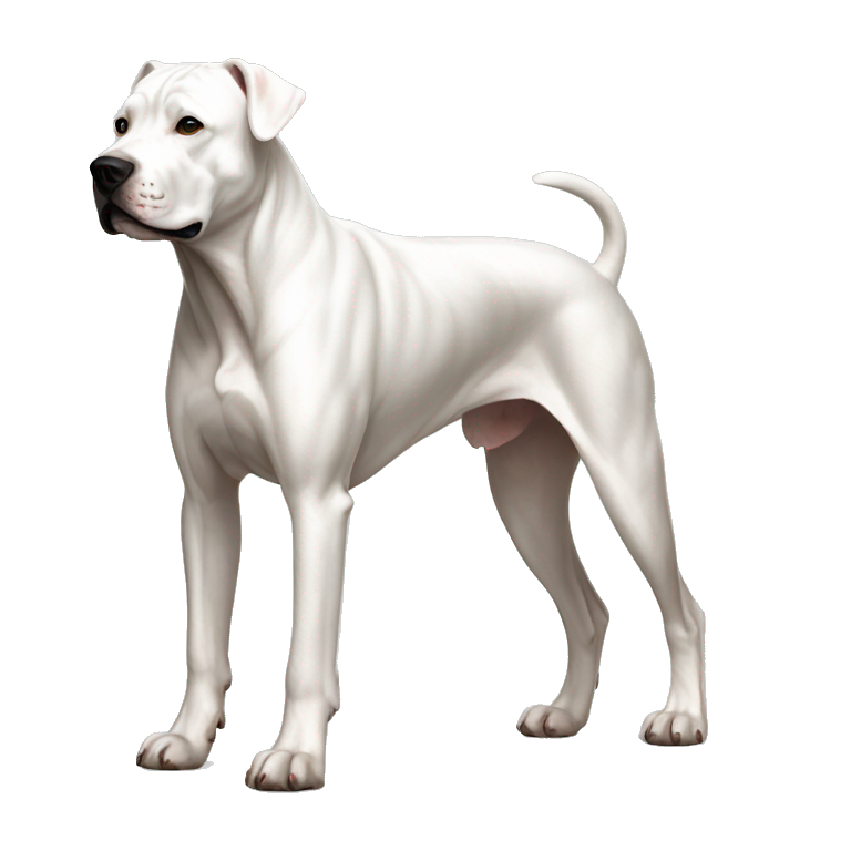 Dogo Argentino Dog Breed Full Body | AI Emoji Generator