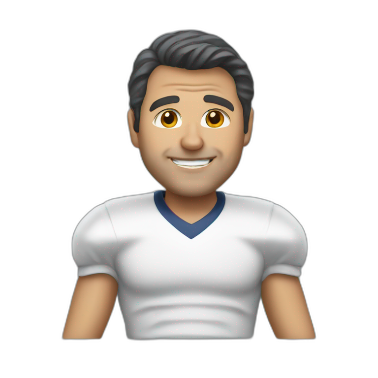 Jalen Hurts holding Lombardi | AI Emoji Generator