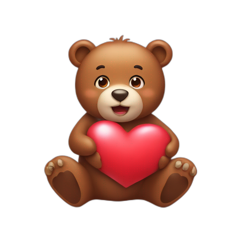 Bear Love Ai Emoji Generator 6995