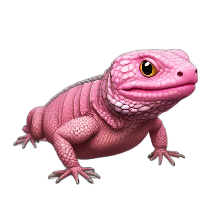 tegu lizard pink | AI Emoji Generator