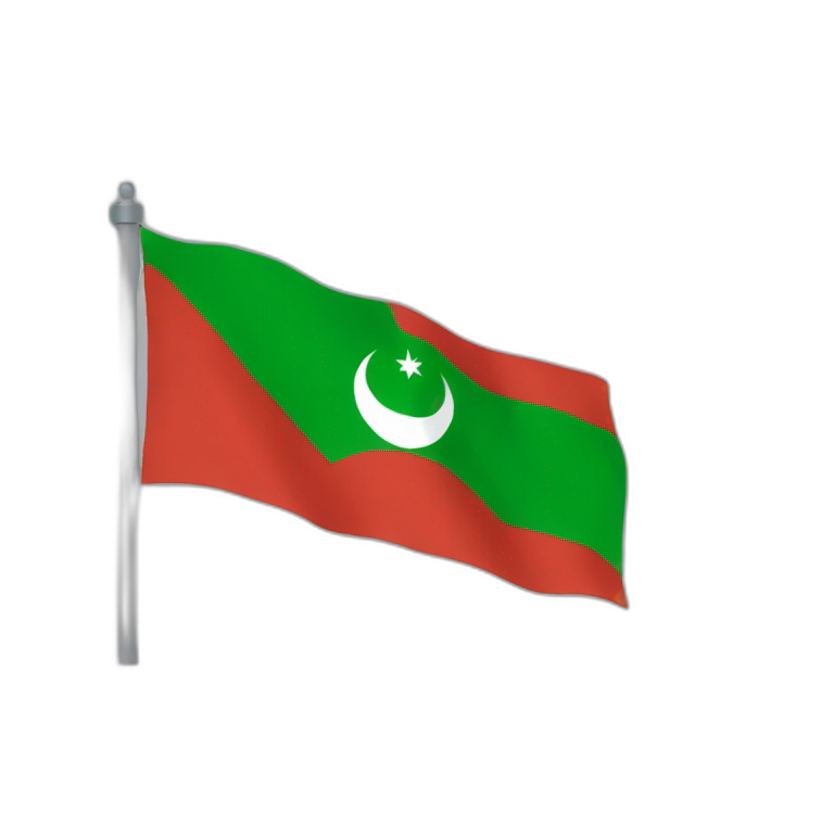 The flag of Balochistan | AI Emoji Generator