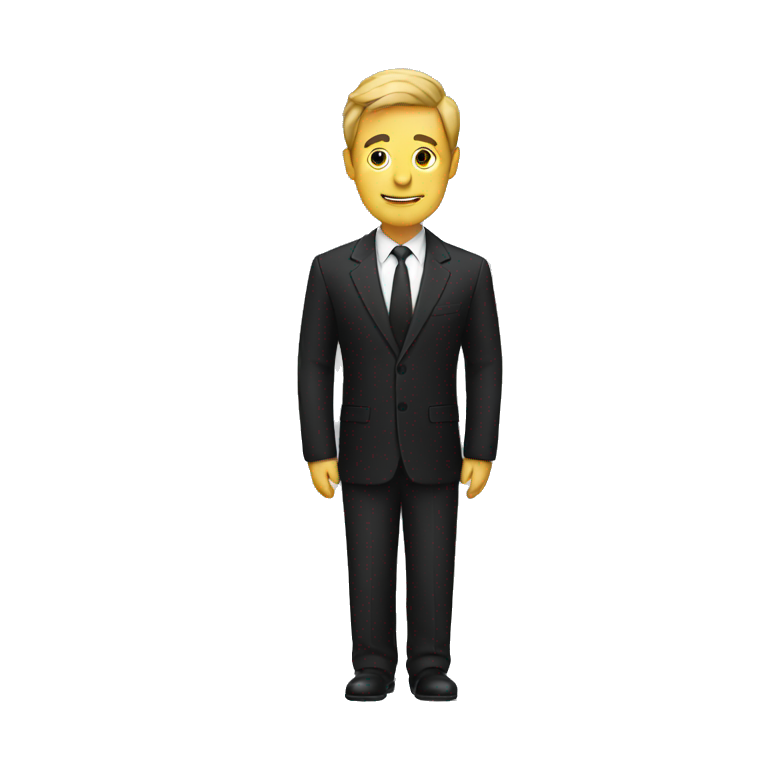 A man in Suit | AI Emoji Generator