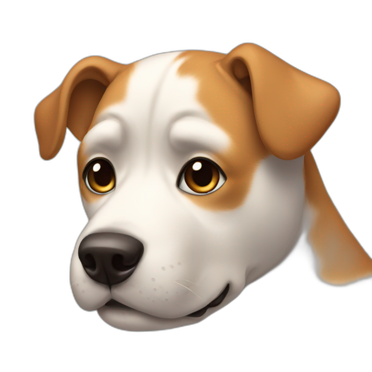 cat dog head | AI Emoji Generator