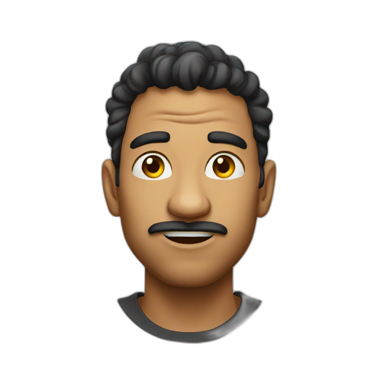 white man conquistador-look alike | AI Emoji Generator