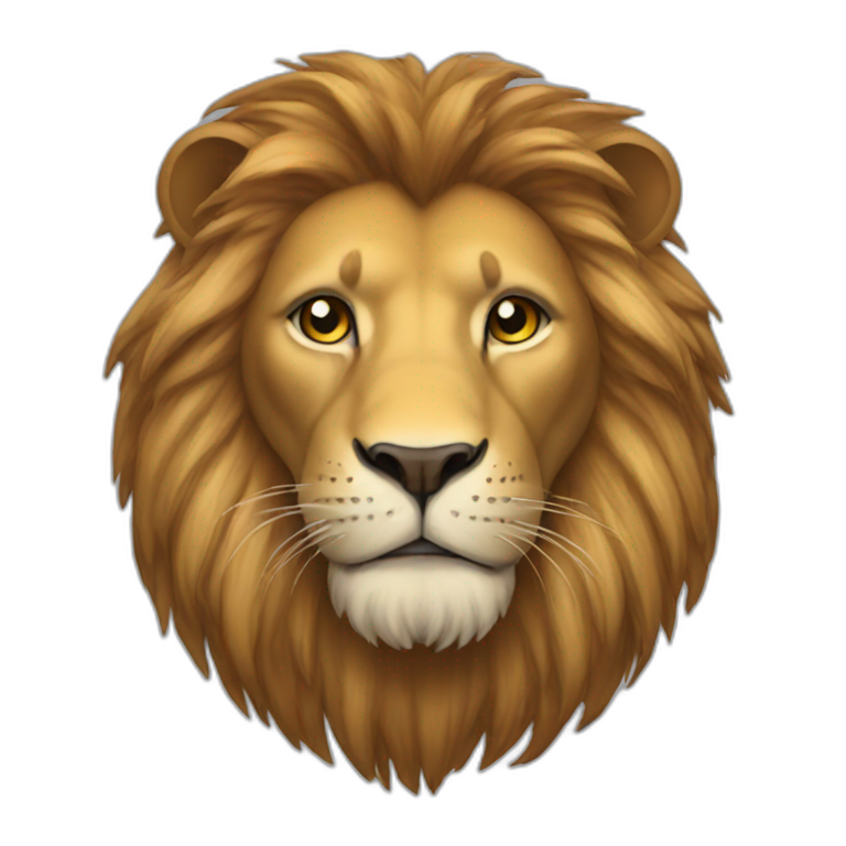 Lion love | AI Emoji Generator