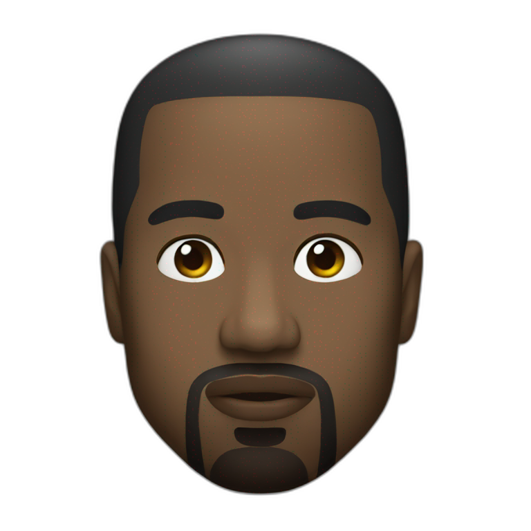 kanye west | AI Emoji Generator