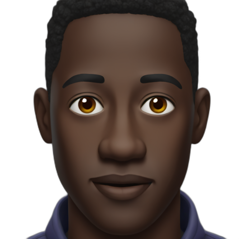 idris elba serious head and shoulders | AI Emoji Generator