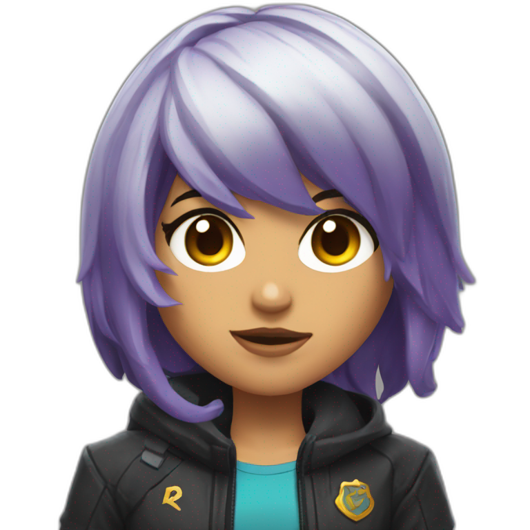 reyna from valorant | AI Emoji Generator