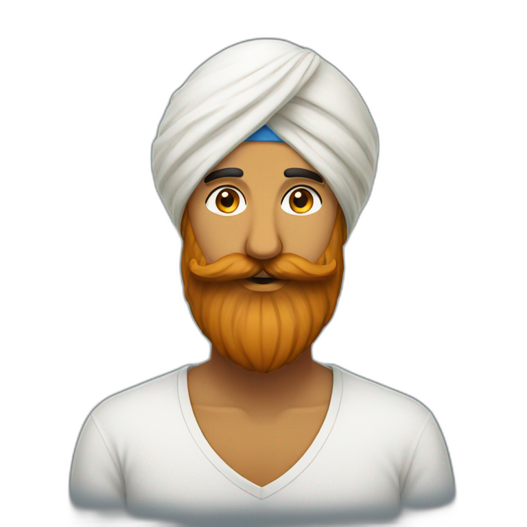 Sikh man | AI Emoji Generator