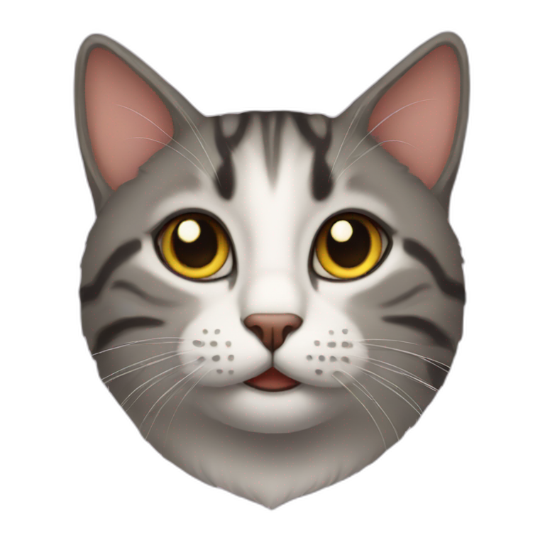 cat sitting in real life | AI Emoji Generator